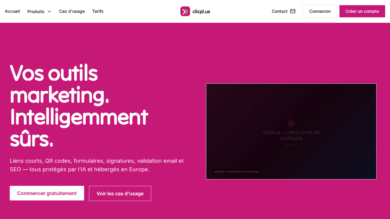 Site officiel clicplus.fr